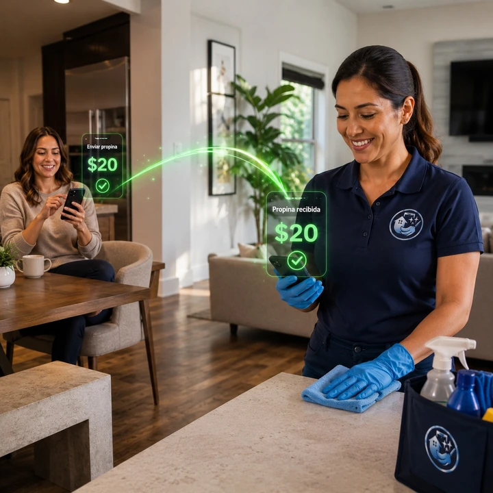 Partner recibe el 100% de su propina desde la app INGClean