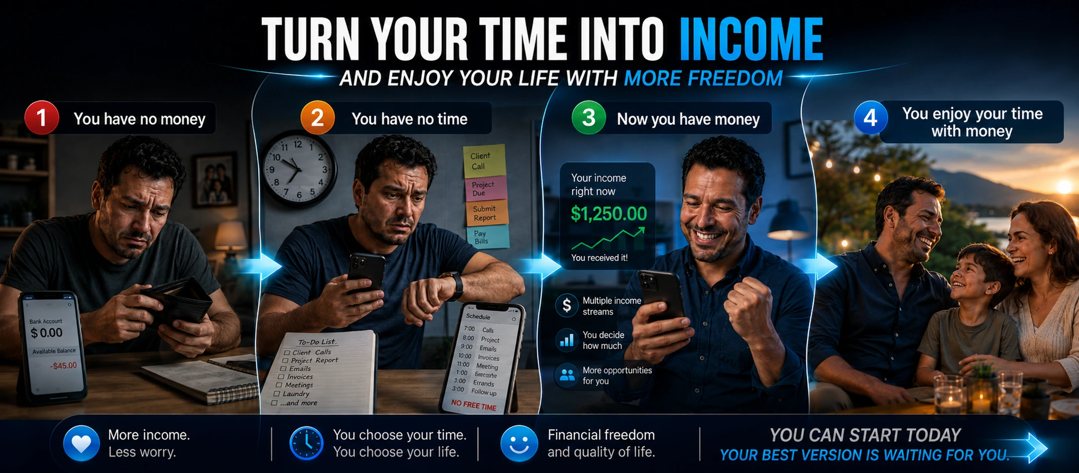 Turn your time into income with INGClean: more income, you choose your time, and enjoy your life with more freedom.